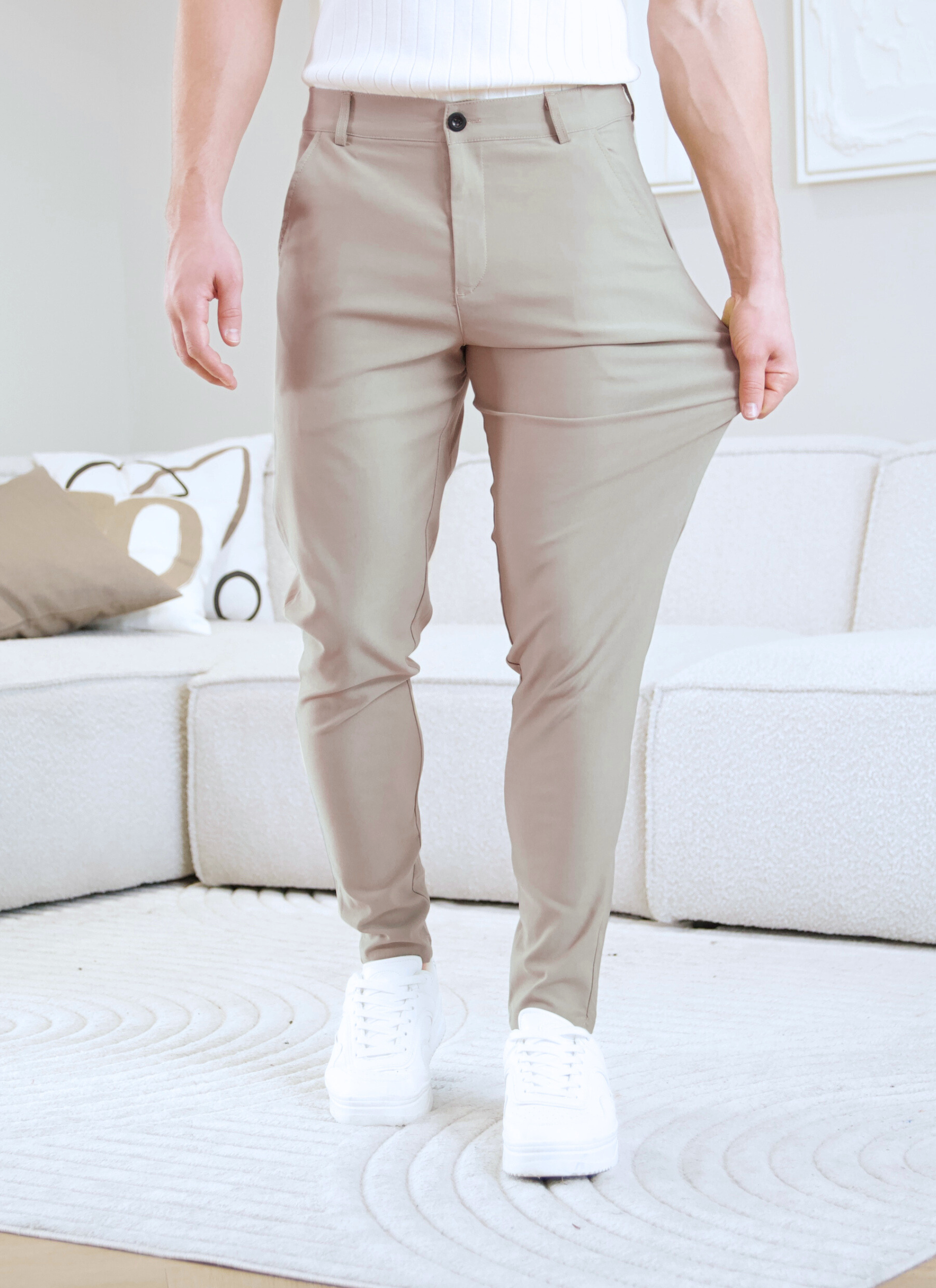Leichte Stretch-Chinos