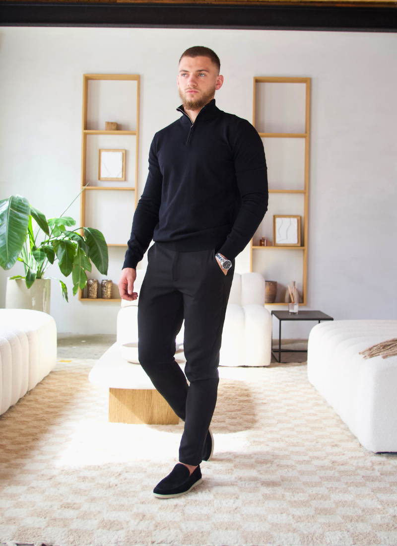 Knit Half-Zip Sweater - Alden & Ash