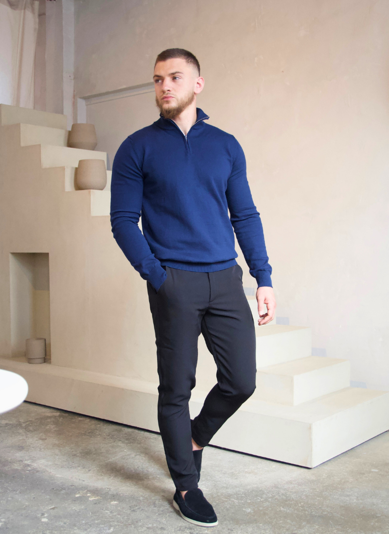 Knit Half-Zip Sweater - Alden & Ash