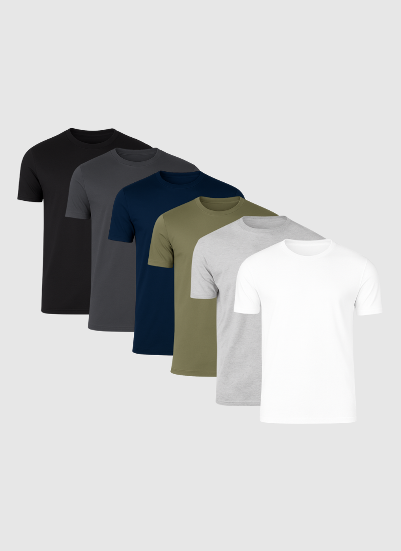Smart fit T-shirt - 6 pack - Alden & Ash