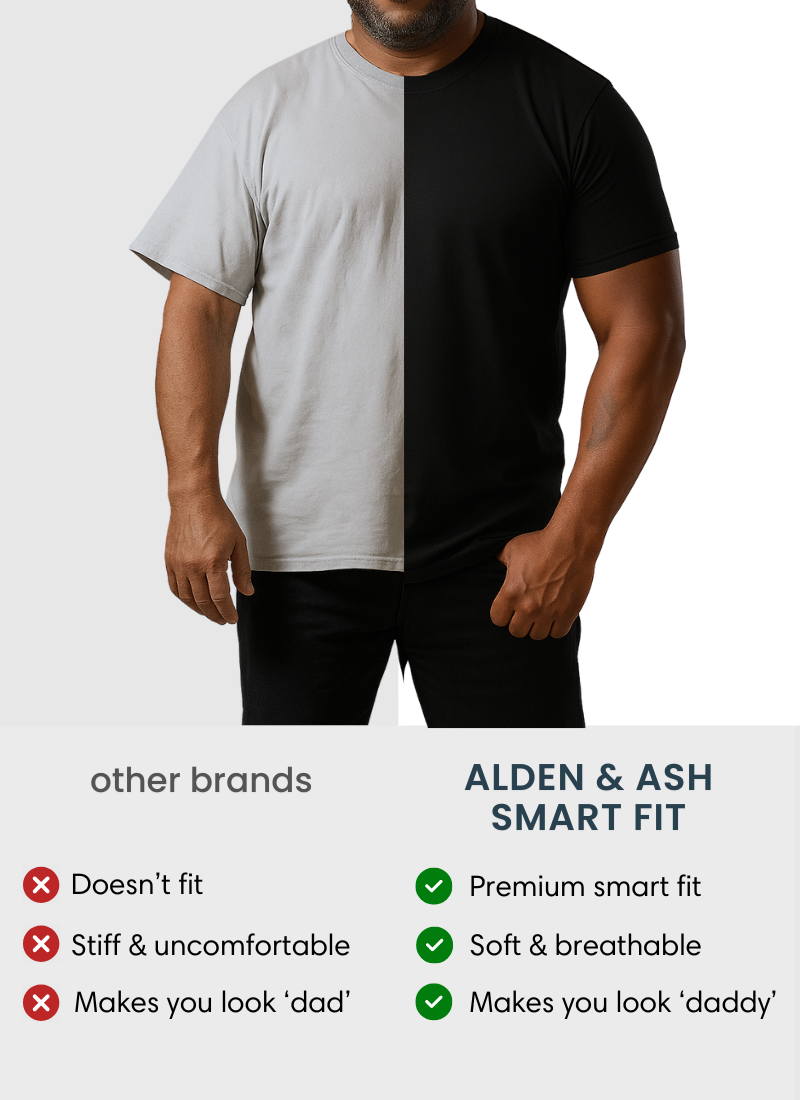 Smart fit T-shirt - 6 pack - Alden & Ash