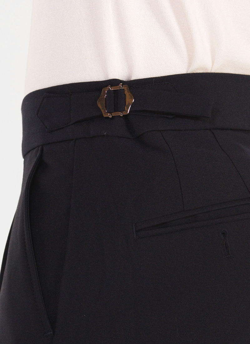 Tailored Naples Trousers - navy - Alden & Ash