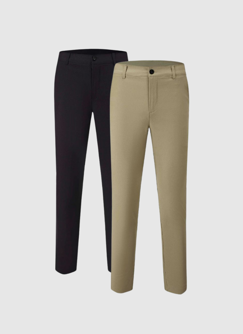 Lightweight stretch chinos - 2 pack