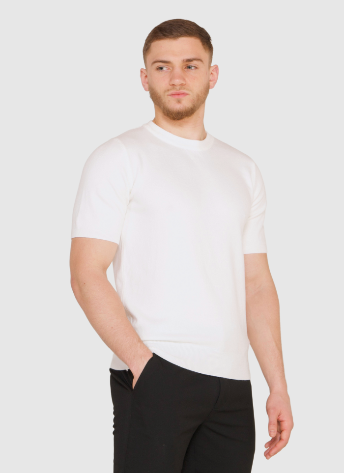 Cashmere Crewneck T-Shirt - Alden & Ash