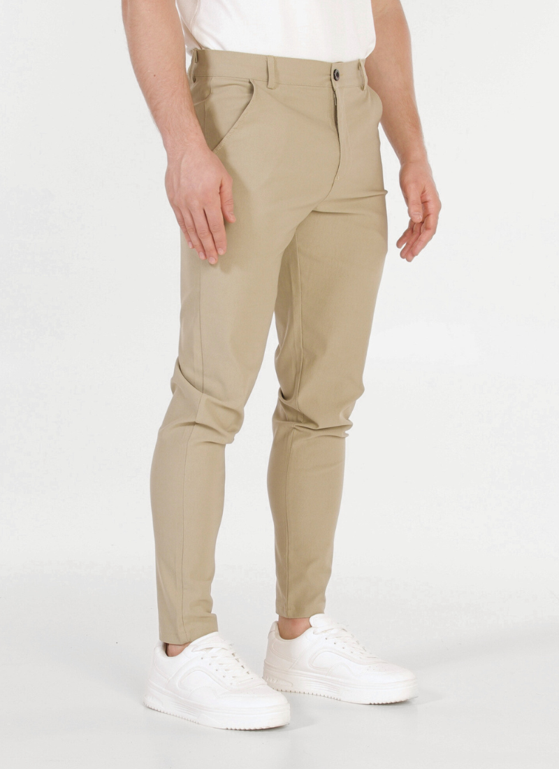 Lightweight chinos - beige - Alden & Ash