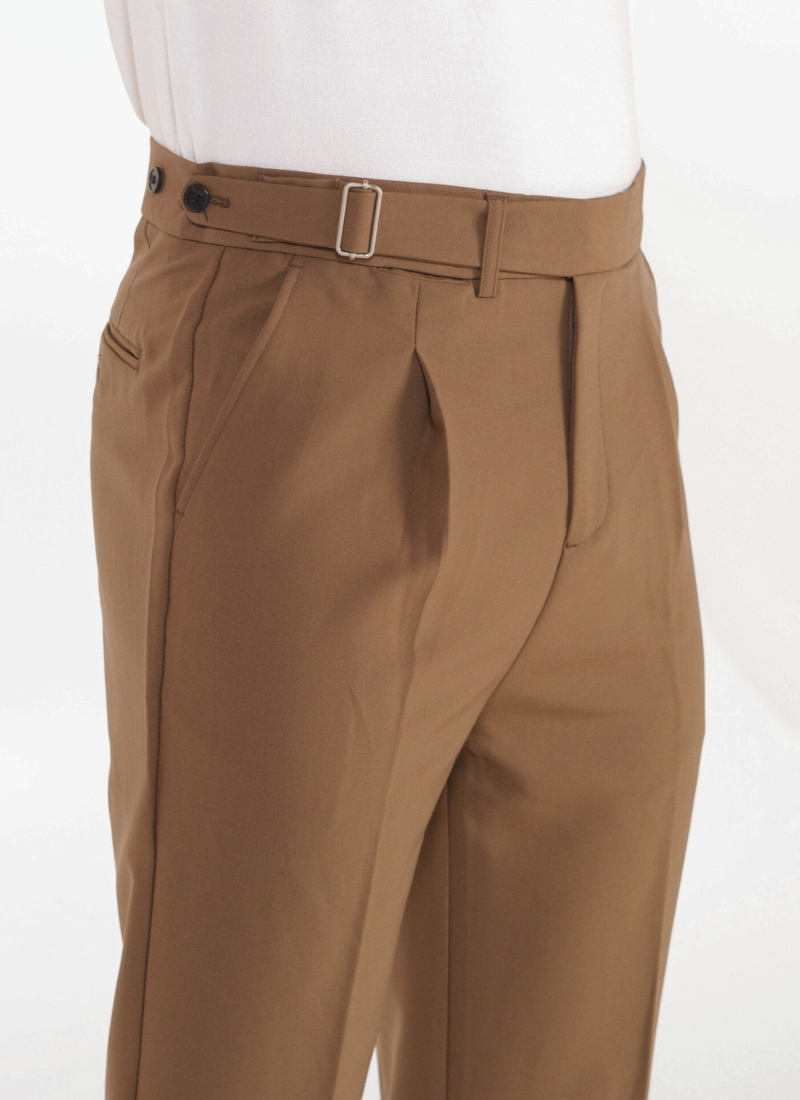 Tailored Naples Trousers - brown - Alden & Ash