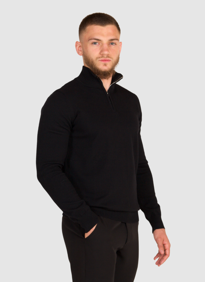 Knit Half-Zip Sweater