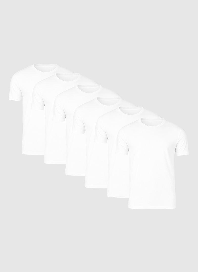 Smart fit T-shirt - 6 pack - Alden & Ash
