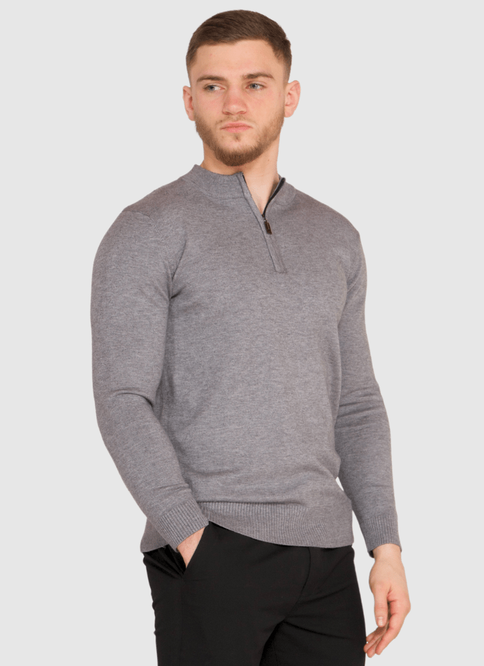 Cashmere Quarter-Zip Sweater