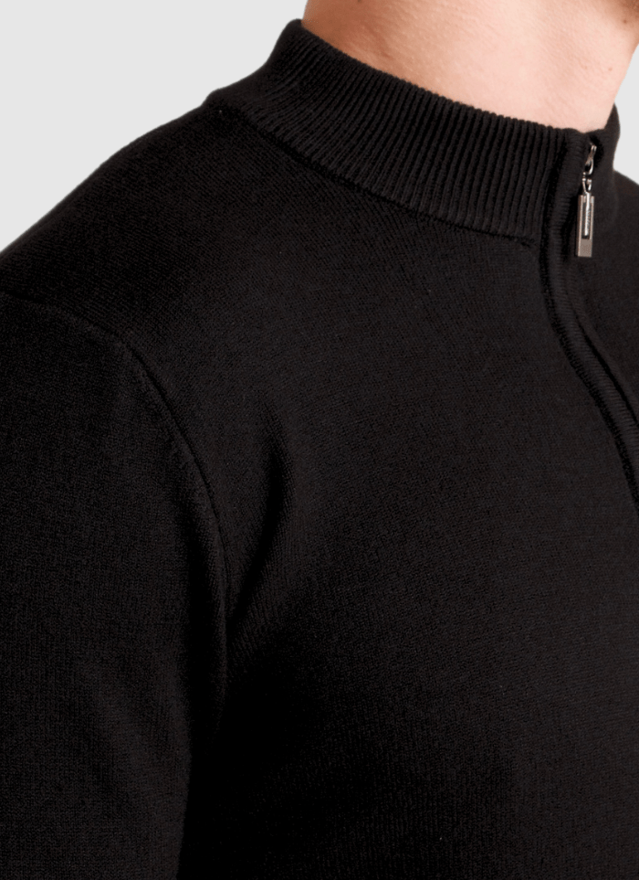 Cashmere Quarter-Zip Sweater