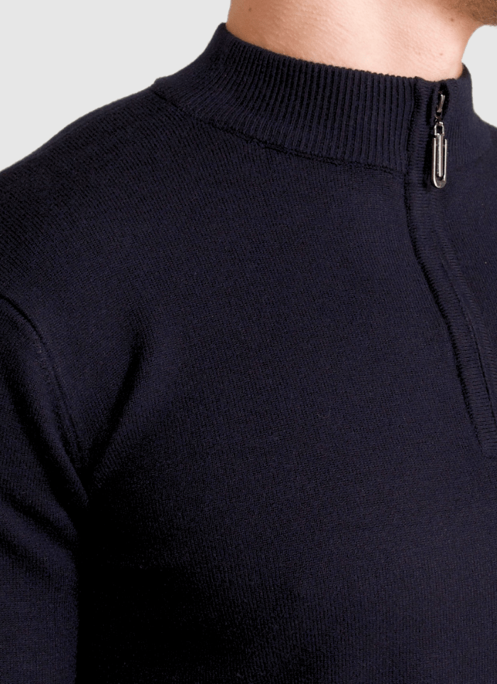 Cashmere Quarter-Zip Sweater