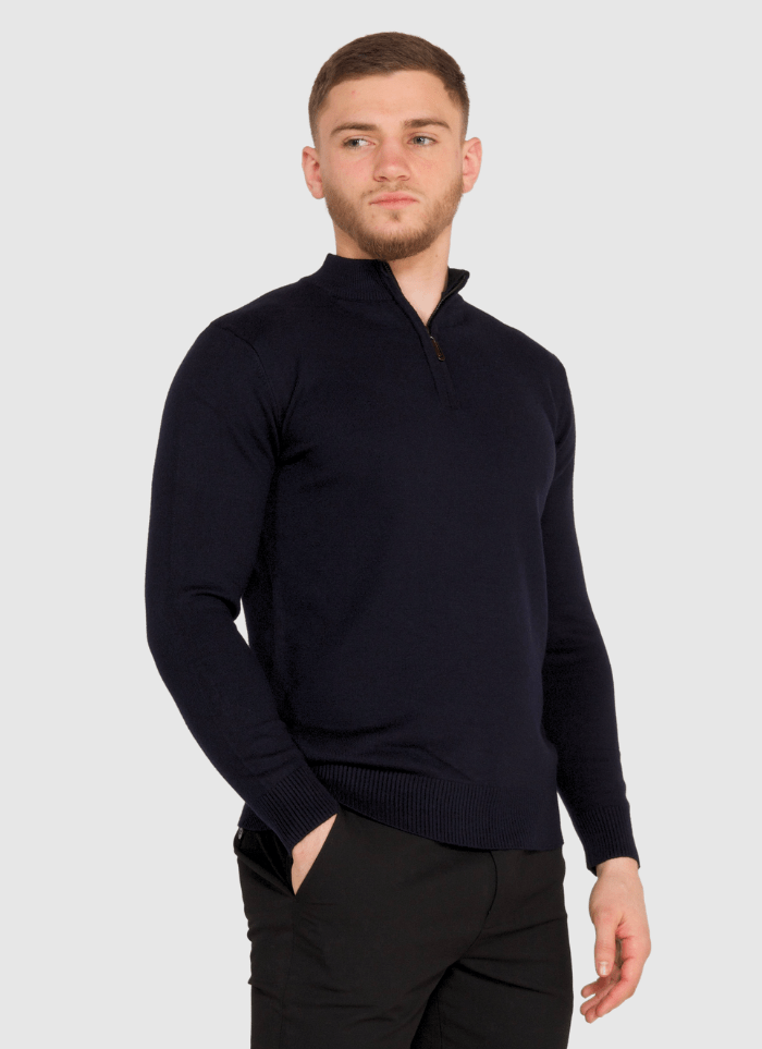 Cashmere Quarter-Zip Sweater