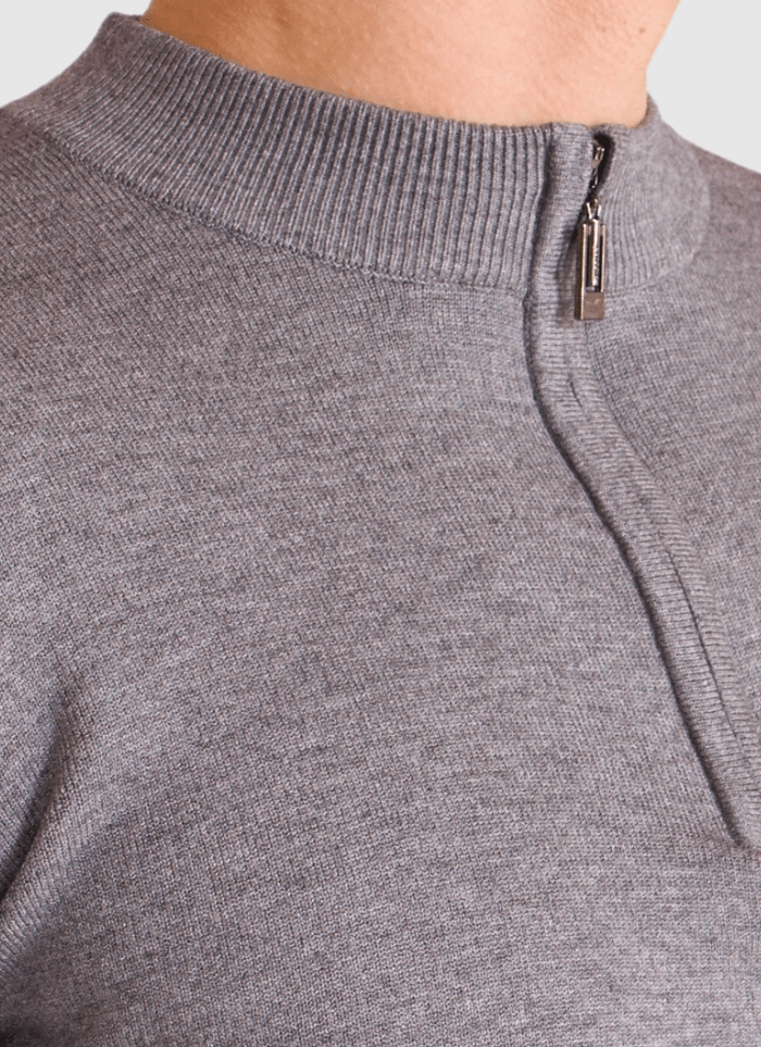 Cashmere Quarter-Zip Sweater