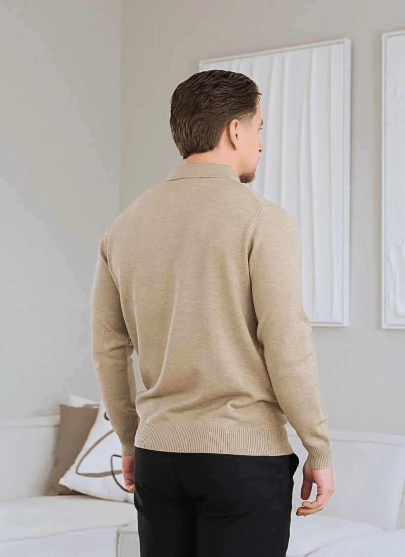 Knit Polo Sweater - Alden & Ash