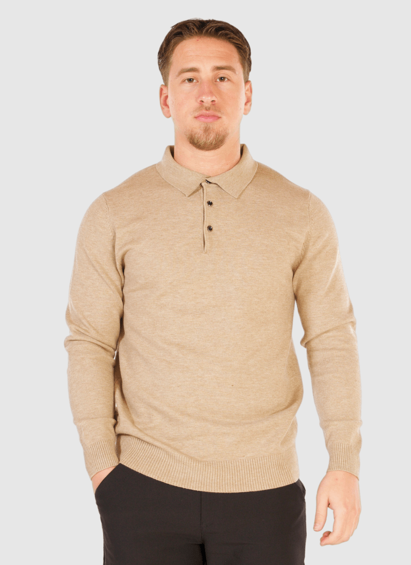 Knit Polo Sweater