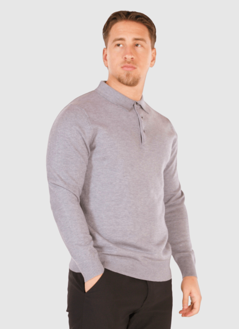 Knit Polo Sweater - Alden & Ash