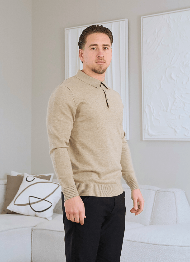 Knit Polo Sweater - Alden & Ash