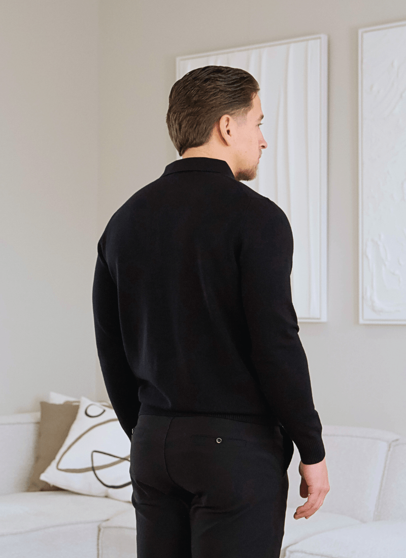 Knit Polo Sweater - Alden & Ash