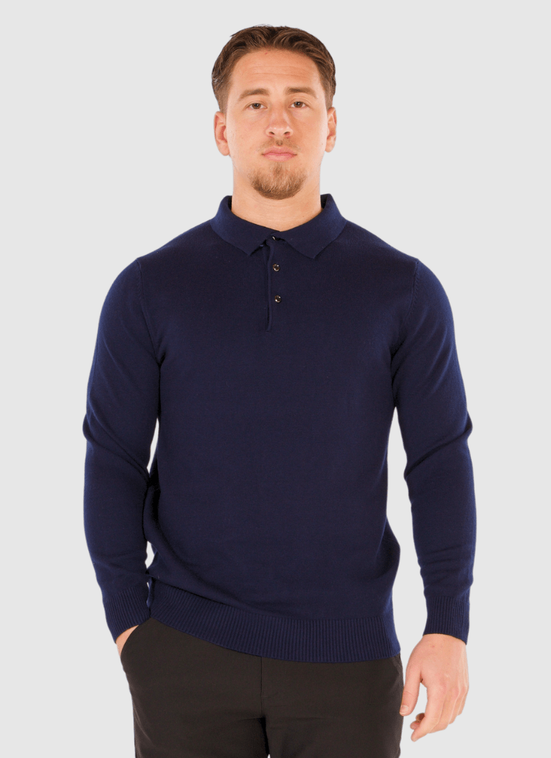 Knit Polo Sweater - Alden & Ash