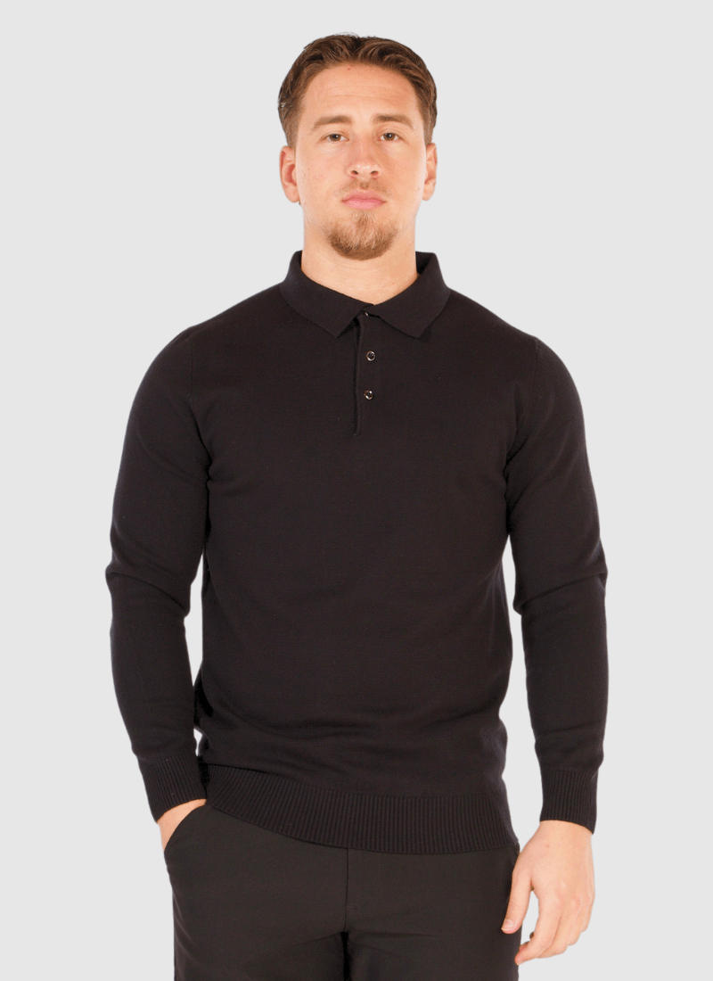 Knit Polo Sweater - Alden & Ash