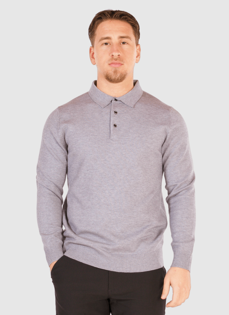 Knit Polo Sweater - Alden & Ash