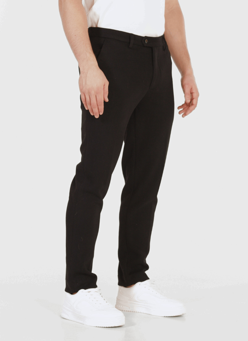 Melange Wool-Mix Trousers