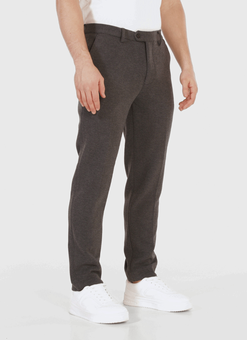 Melange Wool-Mix Trousers - Alden & Ash