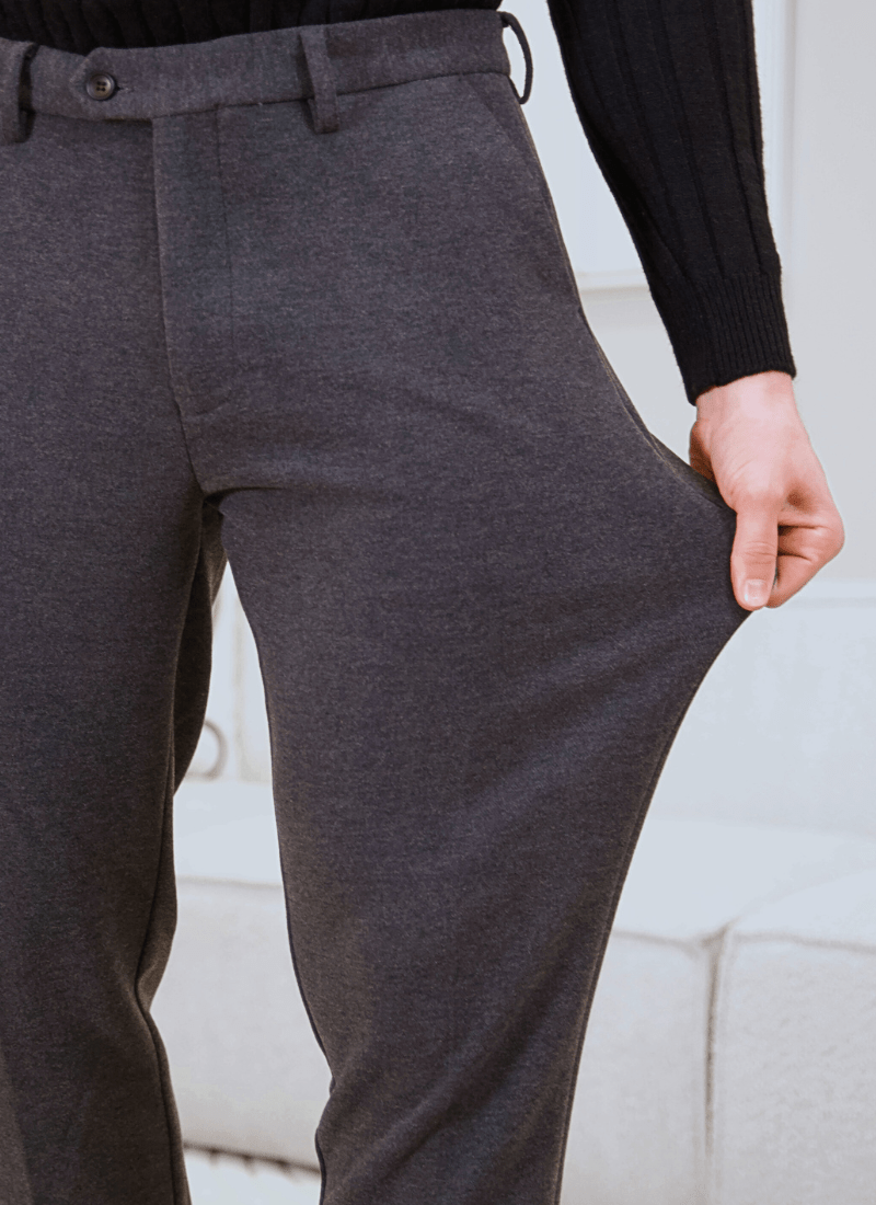 Melange Wool-Mix Trousers - Alden & Ash