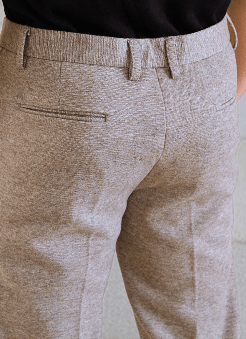 Melange Wool-Mix Trousers - Alden & Ash