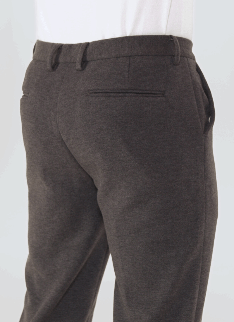 Thickened Melange Wool-Mix Trousers - Alden & Ash